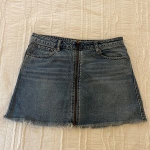 Free People Denim Skirt